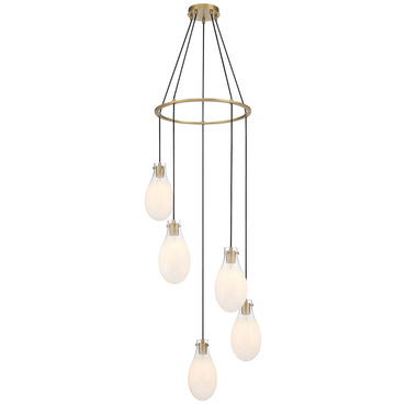 Davis Multi-Light Pendant | Crystorama at Lightology Davis Multi-Light Pendant