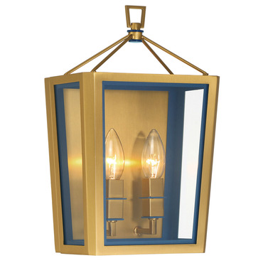 Herrick Box Wall Light | Crystorama at Lightology Herrick Box Wall Light