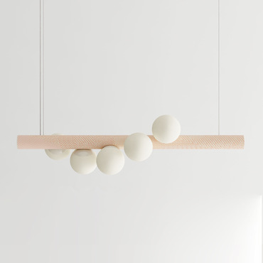 Willow Knit Horizontal Pendant | hollis+morris at Lightology Willow Knit Horizontal Pendant