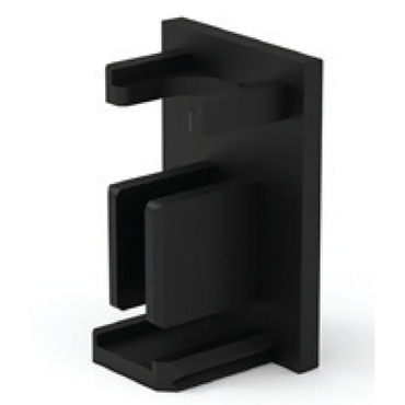 MicroTrack 48VDC 1-Circuit Suspension End Cap | PureEdge Lighting at Lightology MicroTrack 48VDC 1-Circuit Suspension End Cap