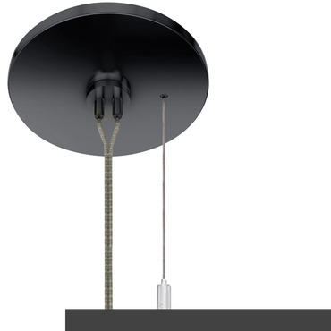 MicroTrack HiLo 48VDC 2-Circuit Suspension Track Power Feed | PureEdge Lighting at Lightology MicroTrack HiLo 48VDC 2-Circuit Suspension Track Power Feed
