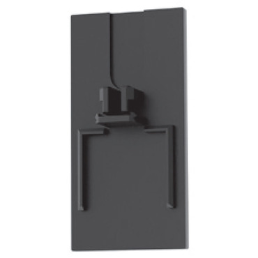 MicroTrack Groove Suspension 48VDC 1-Circuit End Cap | PureEdge Lighting at Lightology MicroTrack Groove Suspension 48VDC 1-Circuit End Cap