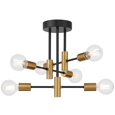 Sean Semi Flush Ceiling Light | Access Lighting at Lightology Sean Semi Flush Ceiling Light