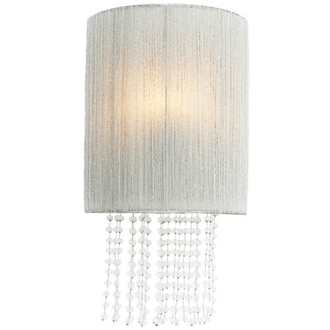 Crystal Reign Curved Wall Sconce | Metropolitan Lighting at Lightology Crystal Reign Curved Wall Sconce