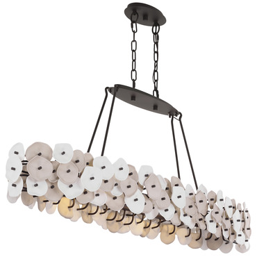 Ravelin Linear Chandelier | Metropolitan Lighting at Lightology Ravelin Linear Chandelier