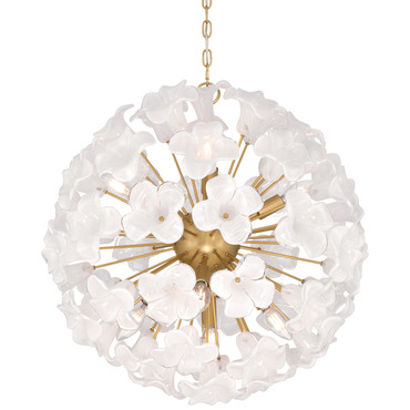 Bloome Globe Pendant | Metropolitan Lighting at Lightology Bloome Globe Pendant