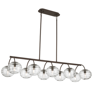 Lenora Linear Chandelier | Metropolitan Lighting at Lightology Lenora Linear Chandelier