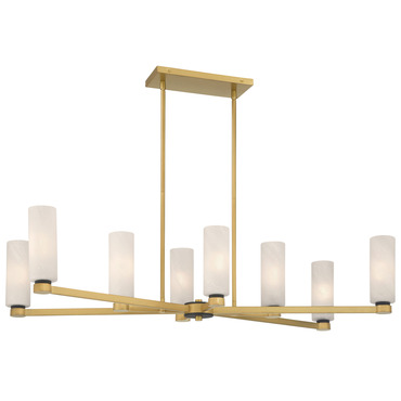 Wexmere Linear Chandelier | Minka Lavery at Lightology Wexmere Linear Chandelier