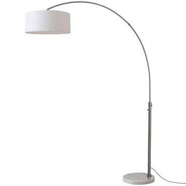 Float Arc Floor Lamp w/Marble Base | Nova of California at Lightology Float Arc Floor Lamp w/Marble Base