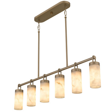 Gianna Linear Chandelier | Quoizel at Lightology Gianna Linear Chandelier