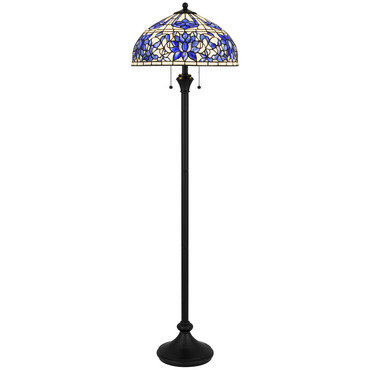 Wisteria Bloom Floor Lamp | Quoizel at Lightology Wisteria Bloom Floor Lamp