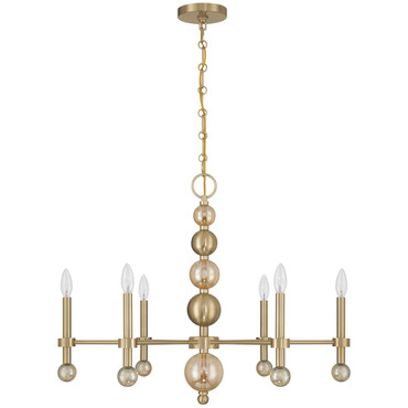 Crescent Chandelier | Savoy House at Lightology Crescent Chandelier