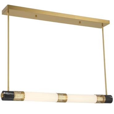 Farrell Linear Chandelier | Savoy House at Lightology Farrell Linear Chandelier