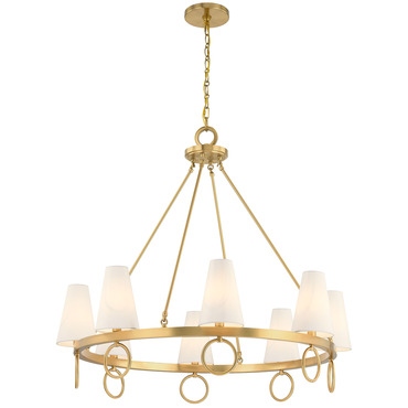 Wilkes 8-Light Chandelier | Savoy House at Lightology Wilkes 8-Light Chandelier