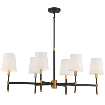 Brody Linear Chandelier | Savoy House at Lightology Brody Linear Chandelier