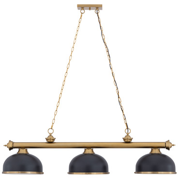 Cordon Linear Pendant with Dome Steel Shade | Z-Lite at Lightology Cordon Linear Pendant with Dome Steel Shade