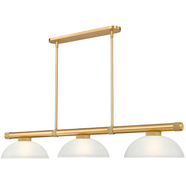 Vanguard Linear Glass Dome Pendant | Z-Lite at Lightology Vanguard Linear Glass Dome Pendant