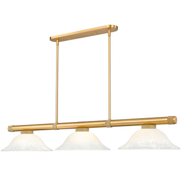 Vanguard Linear Flared Glass Pendant | Z-Lite at Lightology Vanguard Linear Flared Glass Pendant