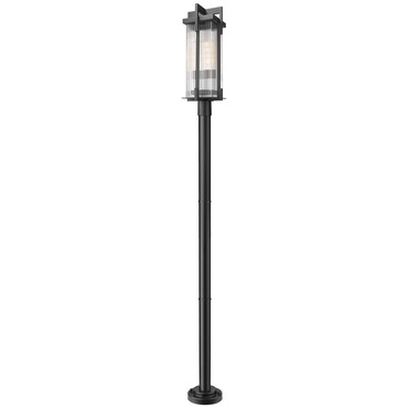 Fortis Outdoor Post Light with Stepped Base | Z-Lite at Lightology Fortis Outdoor Post Light with Stepped Base