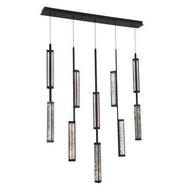 Metropole Linear Multi-Light Pendant | Avenue Lighting at Lightology Metropole Linear Multi-Light Pendant