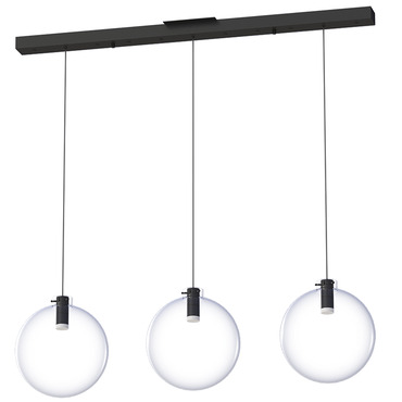 LPA Linear Multi Light Pendant | Blackjack Lighting at Lightology LPA Linear Multi Light Pendant