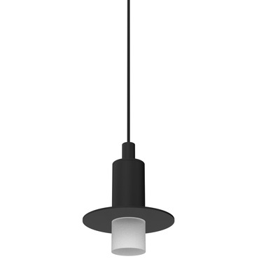 Light Guide Pendant with Brim | Blackjack Lighting at Lightology Light Guide Pendant with Brim