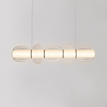 Alma Plurima Linear Pendant | Contardi at Lightology Alma Plurima Linear Pendant