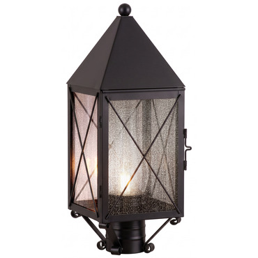 Ashford X Pattern Outdoor Post Light