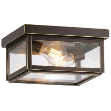 Branford Square Outdoor Semi Flush Ceiling Light | Innovations Lighting at Lightology Branford Square Outdoor Semi Flush Ceiling Light