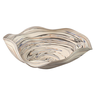 Billowed Porcelain Bowl | Jamie Young Company at Lightology Billowed Porcelain Bowl