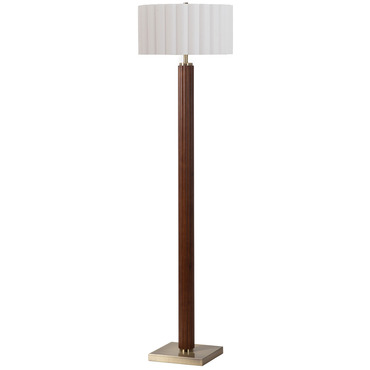 Tambo Scallop Floor Lamp | Nova of California at Lightology Tambo Scallop Floor Lamp