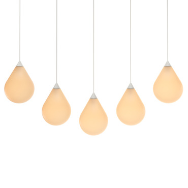 Flare Bead Linear Multi-Light Pendant | Tom Dixon at Lightology Flare Bead Linear Multi-Light Pendant