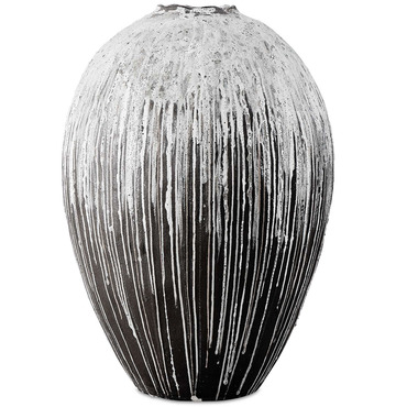 Chocolate Cascade Vase | Uttermost at Lightology Chocolate Cascade Vase