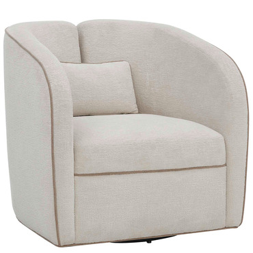 Vega Swivel Chair | Uttermost at Lightology Vega Swivel Chair