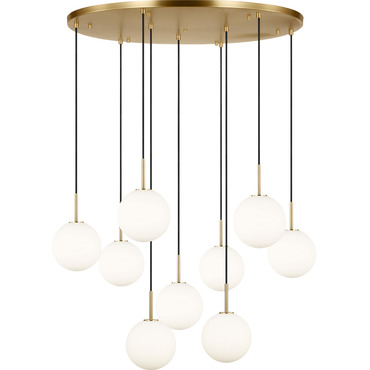 Sorelle Round Multi Light Chandelier | Visual Comfort Studio at Lightology Sorelle Round Multi Light Chandelier
