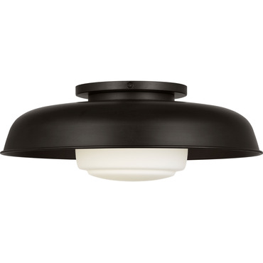 Liora Steel Ceiling Flush Light | Visual Comfort Studio at Lightology Liora Steel Ceiling Flush Light