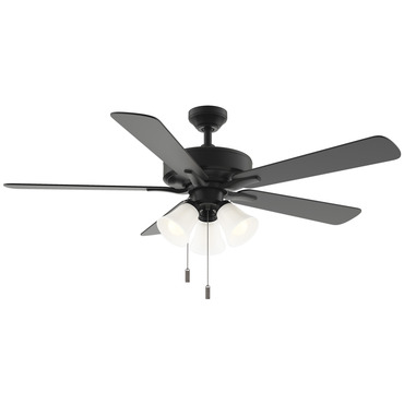 Dalton II Ceiling Fan with Light | Wind River at Lightology Dalton II Ceiling Fan with Light