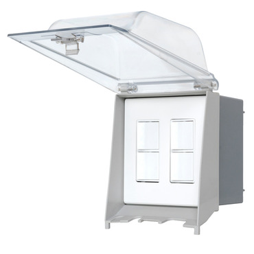 Outdoor Duplex Stack Switch w/ Cover & Gang Box for Heaters
