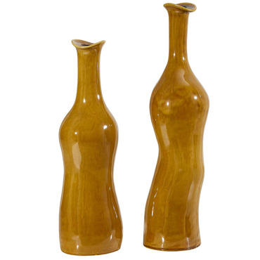Sienna Indoor/Outdoor Flow Vase Set of 2 | Uttermost at Lightology Sienna Indoor/Outdoor Flow Vase Set of 2