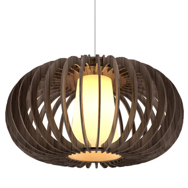 Stecche Di Legno Oval Pendant - Overstock | Accord Iluminacao at Lightology Stecche Di Legno Oval Pendant - Overstock