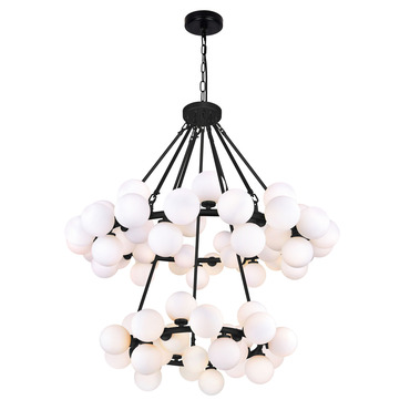 Arya 2-Tier Chandelier | CWI Lighting at Lightology Arya 2-Tier Chandelier