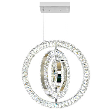 Celina 3-Ring Chandelier | CWI Lighting at Lightology Celina 3-Ring Chandelier