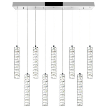 Celina Linear Pendant | CWI Lighting at Lightology Celina Linear Pendant