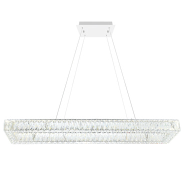Felicity Linear Chandelier | CWI Lighting at Lightology Felicity Linear Chandelier