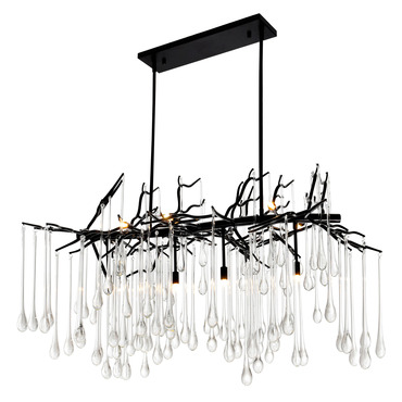 Anita Linear Chandelier | CWI Lighting at Lightology Anita Linear Chandelier