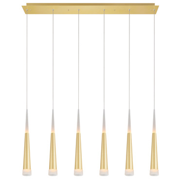 Andes Linear Chandelier | CWI Lighting at Lightology Andes Linear Chandelier