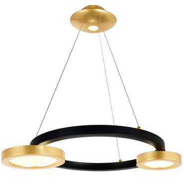 Deux Lunes Chandelier