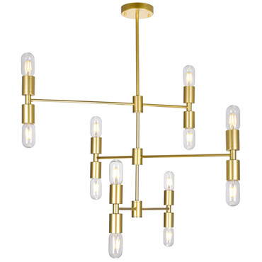 Hand Crank Adjustable Chandelier