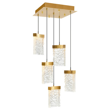 Lava Multi-Light Pendant | CWI Lighting at Lightology Lava Multi-Light Pendant