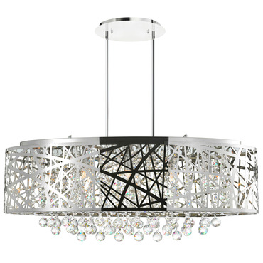 Eternity Linear Chandelier | CWI Lighting at Lightology Eternity Linear Chandelier